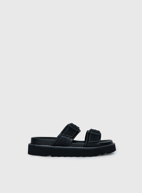 Ma Belle Sandals Contrast Stitch