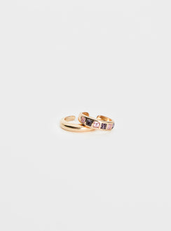 French Exit Ring Pack Gold
