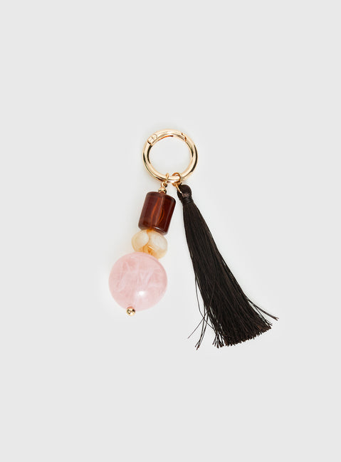 Sirocco Tassel Keychain Gold