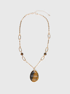 Jazz Club Necklace Gold
