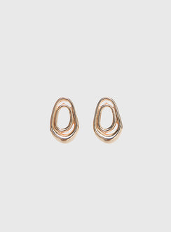 Be Alright Earrings Gold