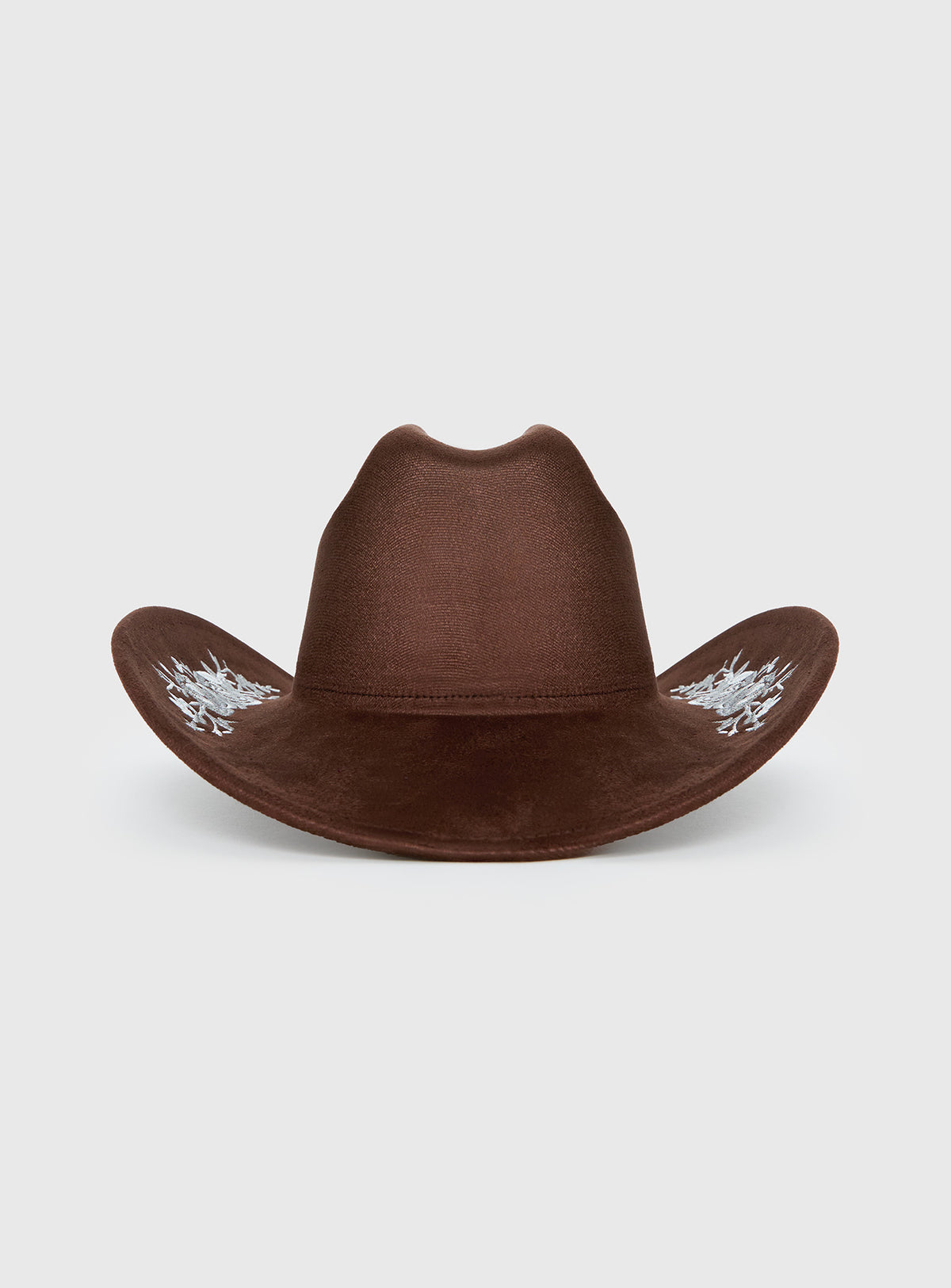 Another Level Embroidered Cowboy Hat Brown