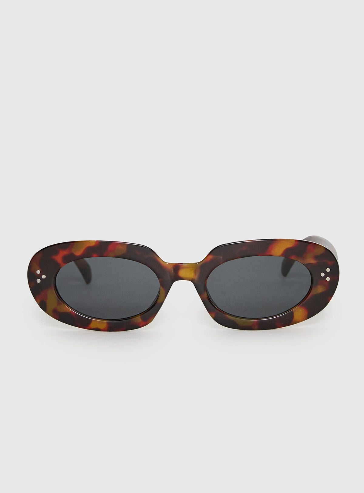 Best Shot Oval Sunglasses Tort / Black