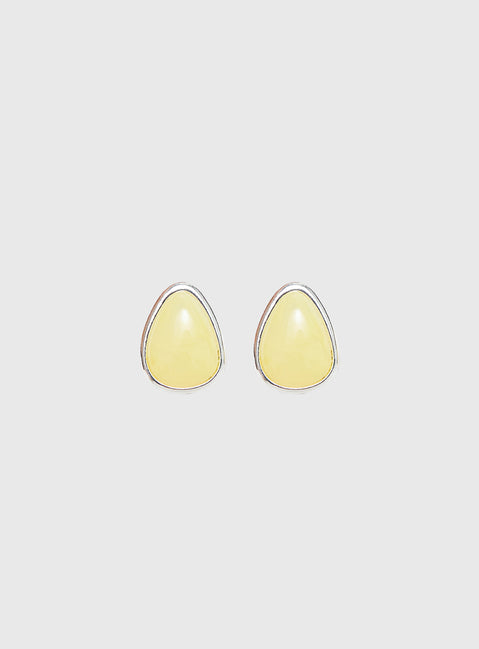 Vanita Earrings Silver / Yellow