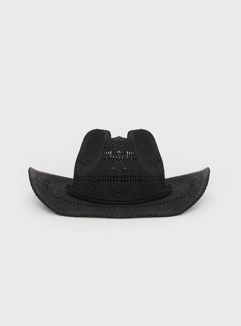 Black cowboy hat