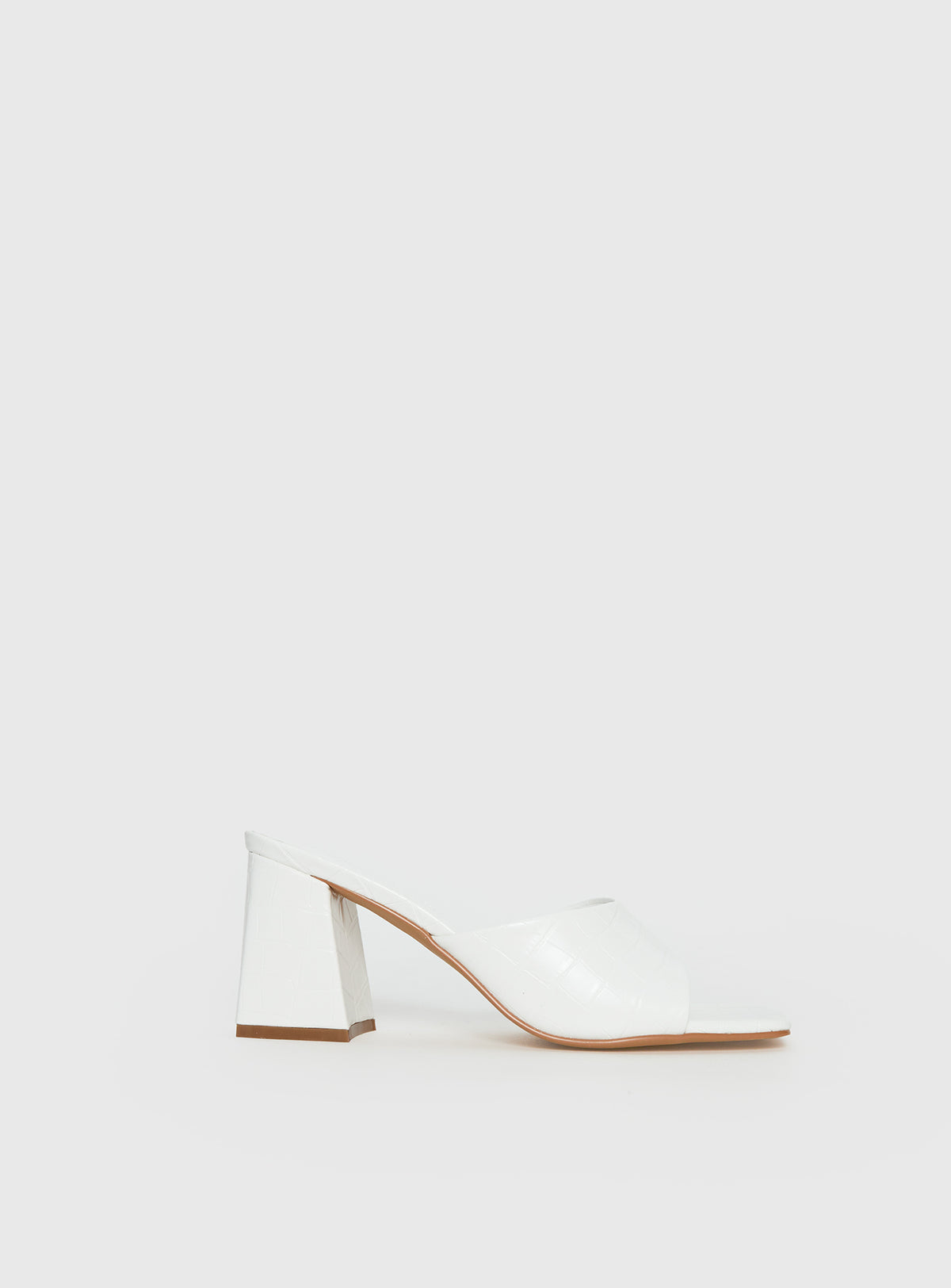 Sunset Boulevard Heels White