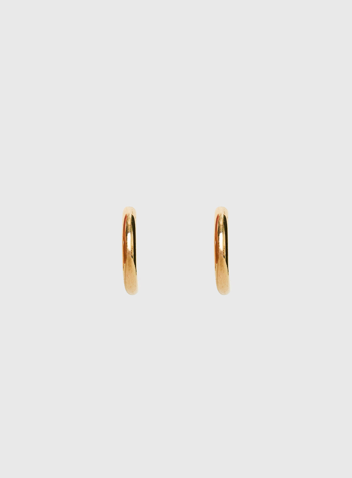 Tindra Gold Plated 25mm Hoop Earrings Gold