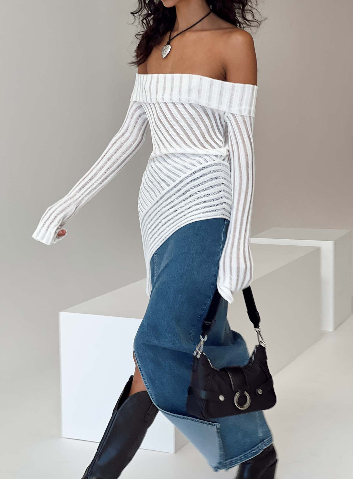 product Cloud Sweater White Princess Polly  Long 