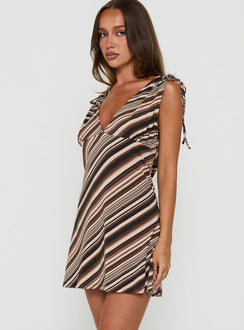 Carmisa Mini Dress Multi Stripe