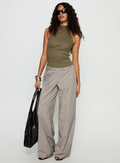 Merril Halter Top Khaki
