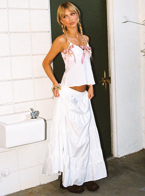 product Garden Party Maxi Skirt White Princess Polly  Maxi 