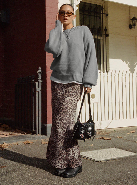 Manda Maxi Skirt Leopard Maxi Skirts Skirts 