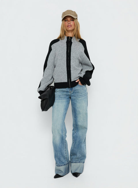 Asrar Sweatshirt Grey / Black