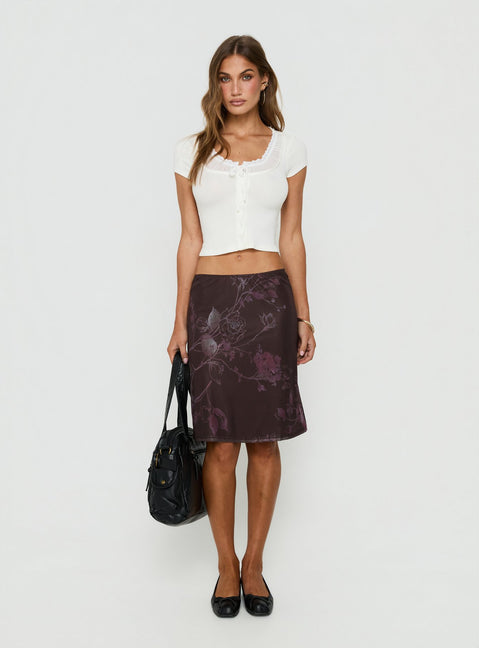 Kaliyah Layered Button Down Top Cream