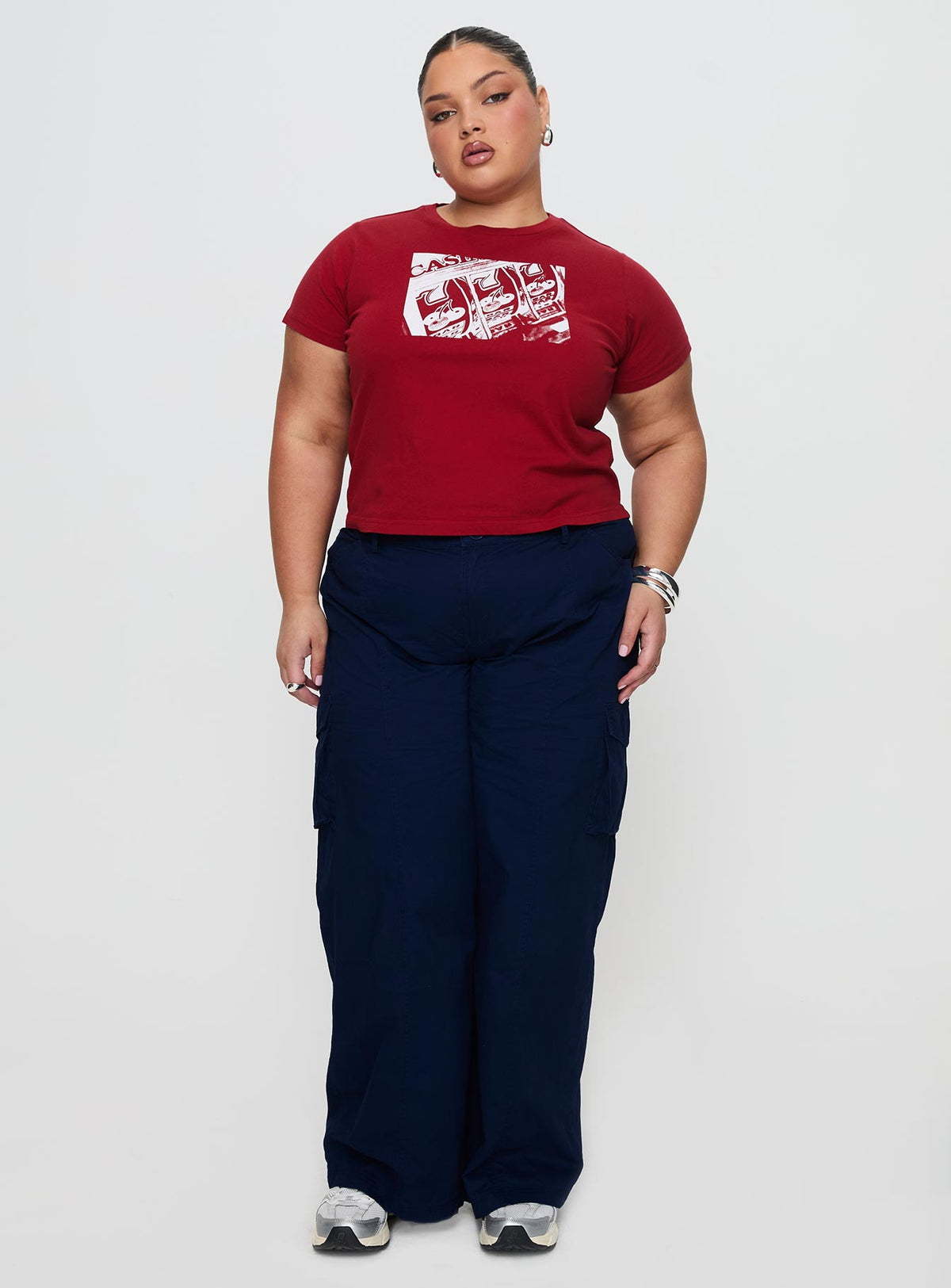 Major General Cargo Pant Navy Low Rise Pants Pants 