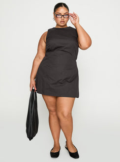 Yumiko Romper Slate Grey Curve