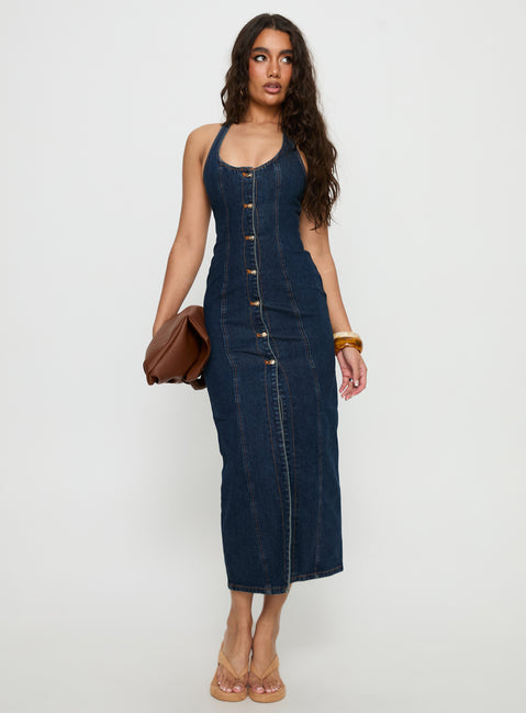 Kenny Maxi Dress Indigo