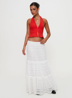 Buttacupe Lace Maxi Skirt White Maxi Skirts Skirts 