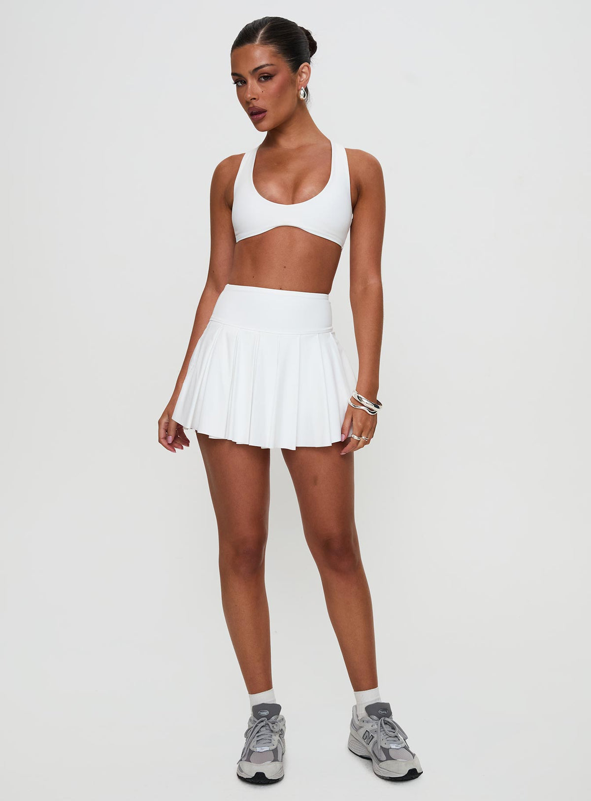 Pulse Active Halter Crop White