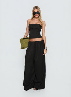 Odara Strapless Top Black