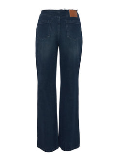 product Princess Polly California King Mid Rise Straight Leg Jeans Dark Blue Mid Rise Jeans Jeans 