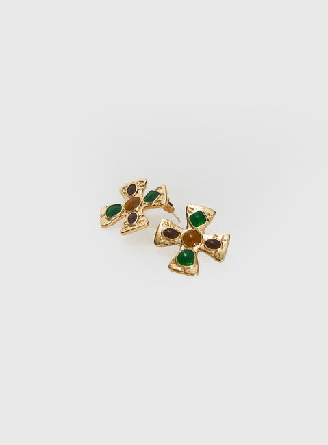 Covie Earrings Gold
