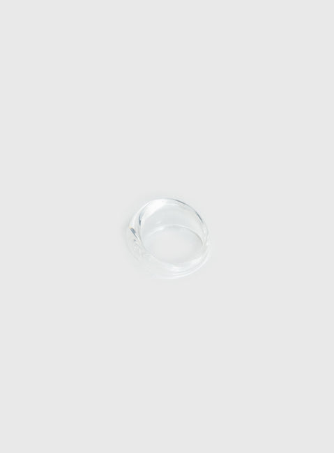 Addilyn Statement Ring Clear