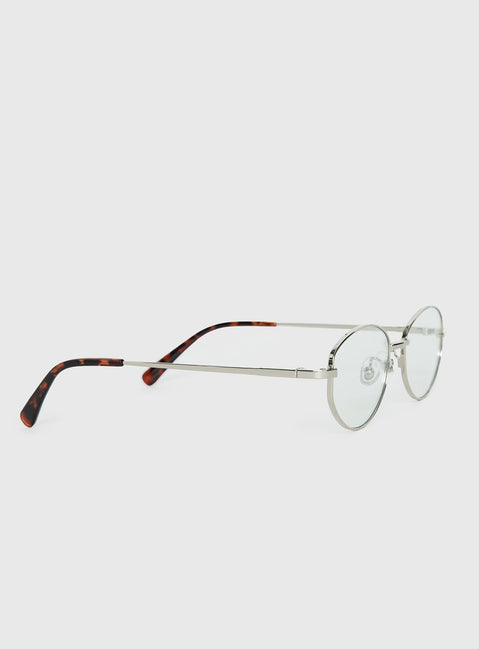Aylaa Sunglasses Silver / Blue