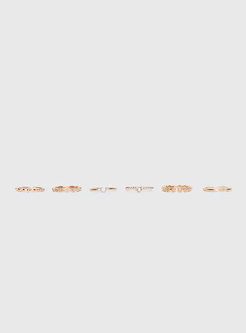 Never Alone Ring Pack Gold