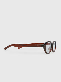 Aguilera Blue Light Glasses Brown