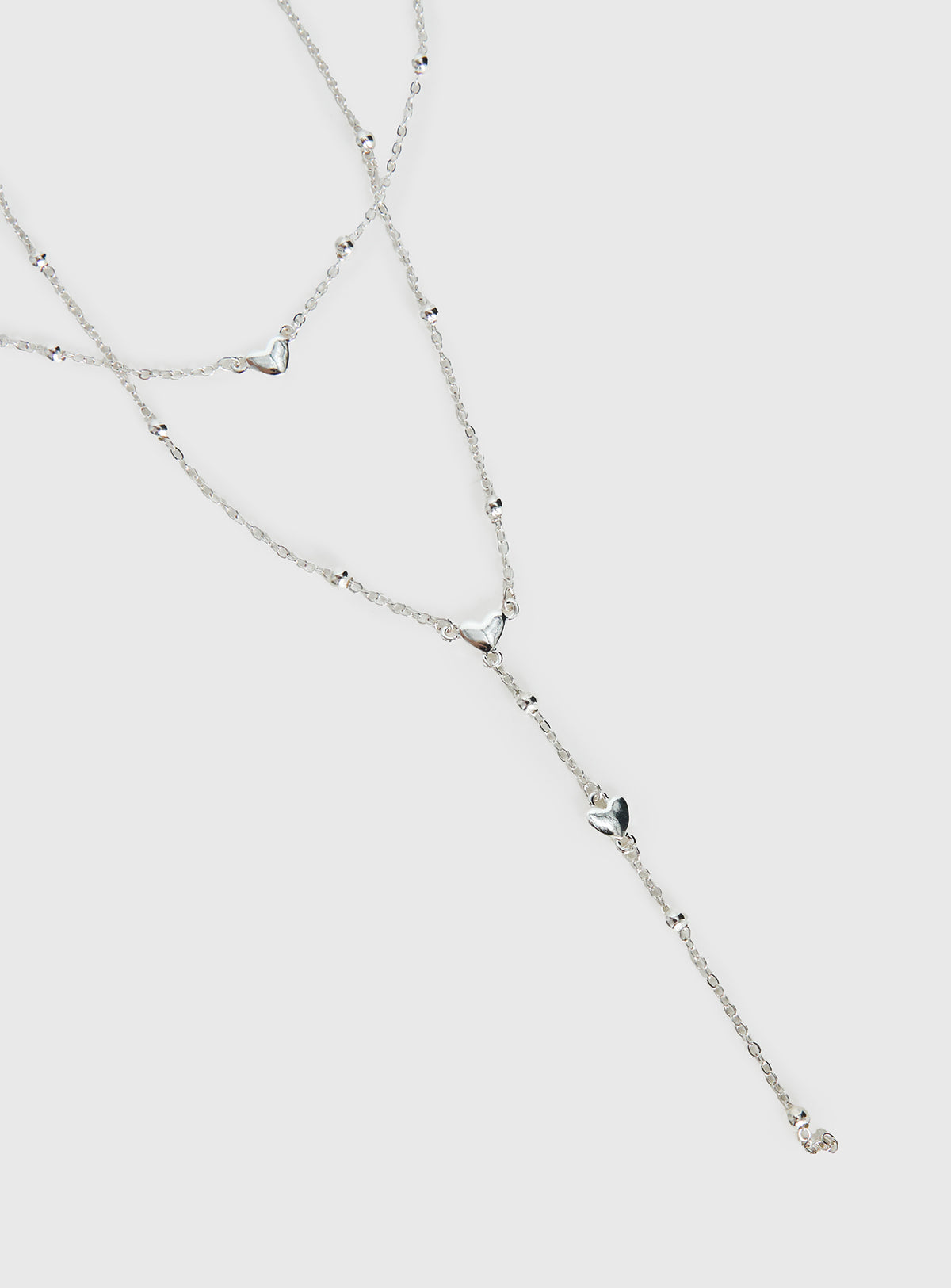 Whatever You Need Y Necklace Silver