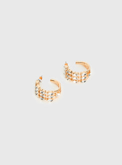 Ashlen Hoop Earrings Gold