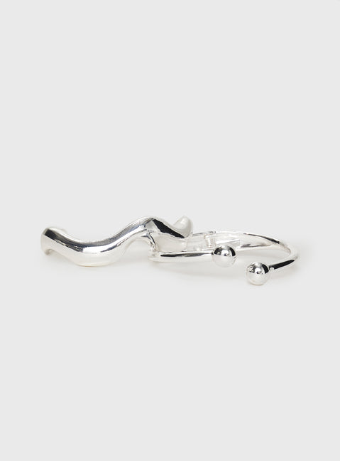 Locked In Bracelet Silver