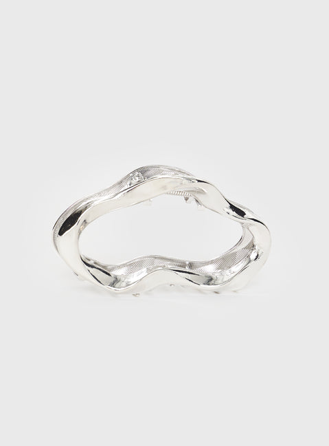 Take It Off Hair Clip Chrome