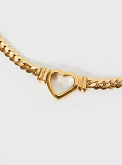 Power To Her Necklace Gold