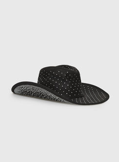 Tennessee Diamante Cowboy Hat Black
