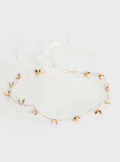 Shining Mirrors Hair Band Gold