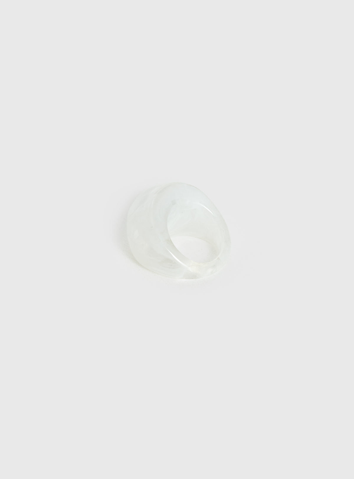 Britley Resin Ring Clear