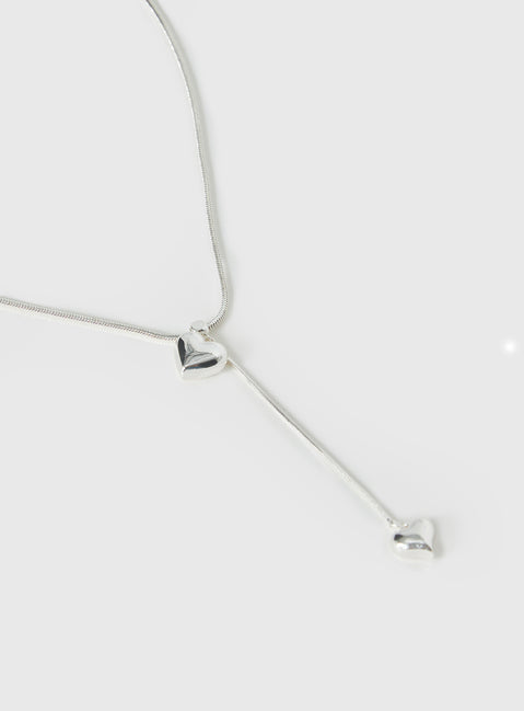 Consideration Necklace Silver