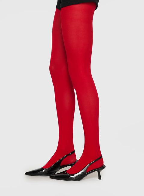 Harpur Tights Red