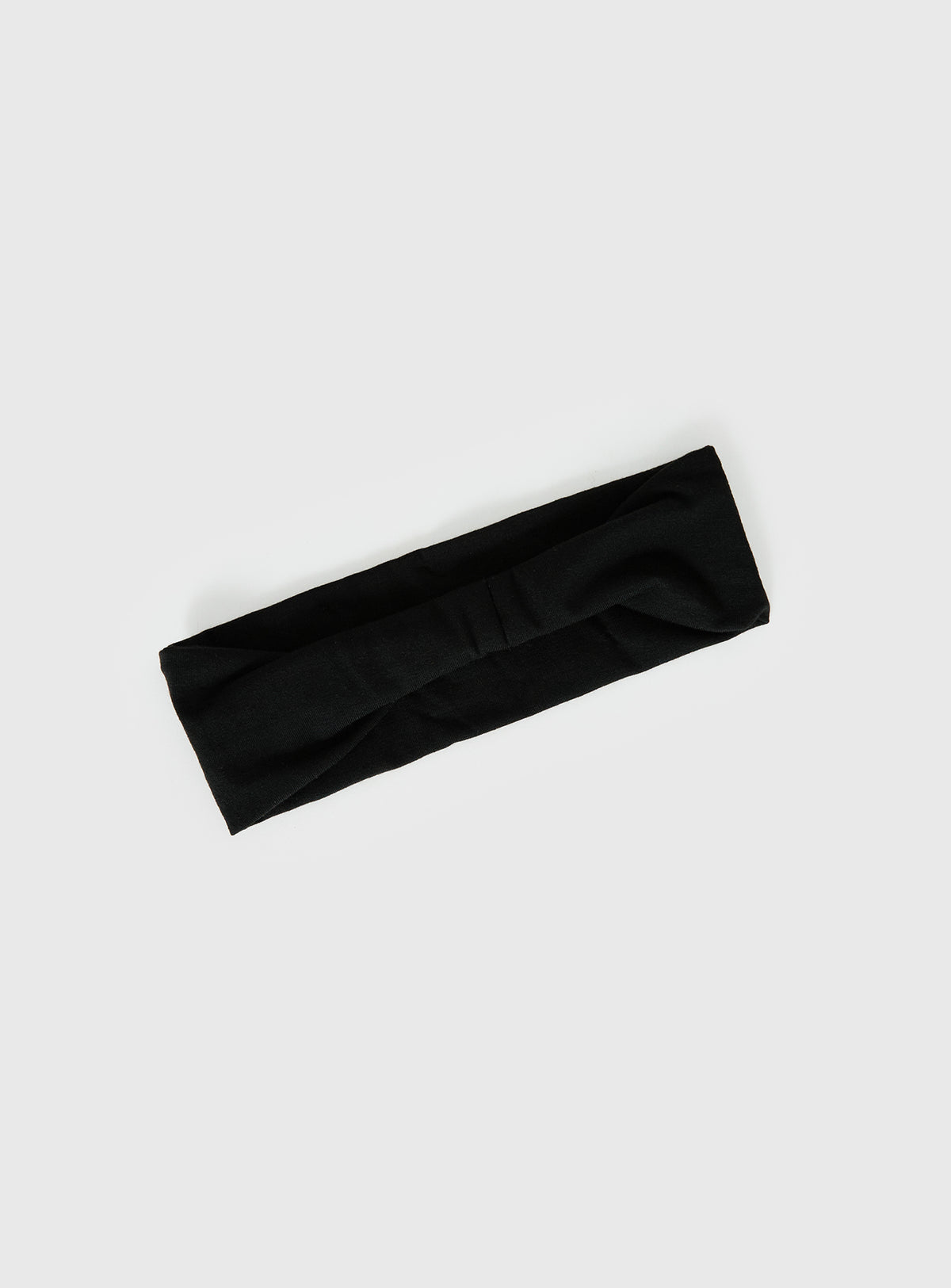 Isalyn Button Headband Black