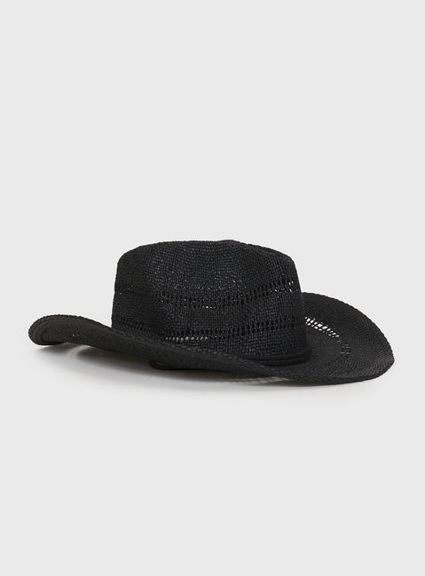 Black cowboy hat