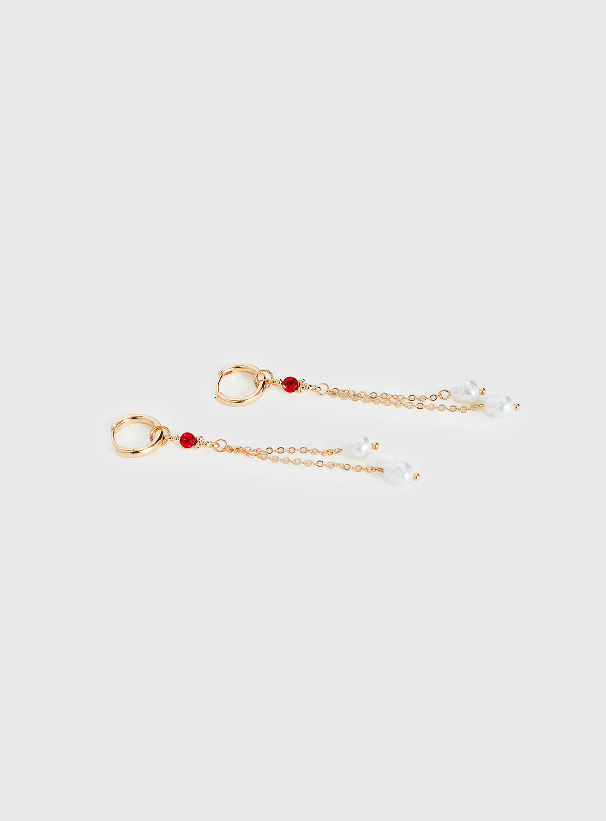 What Is Life Dangly Earrings Gold