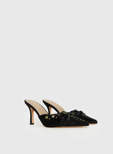 Charisma Pointed Toe Heels Black