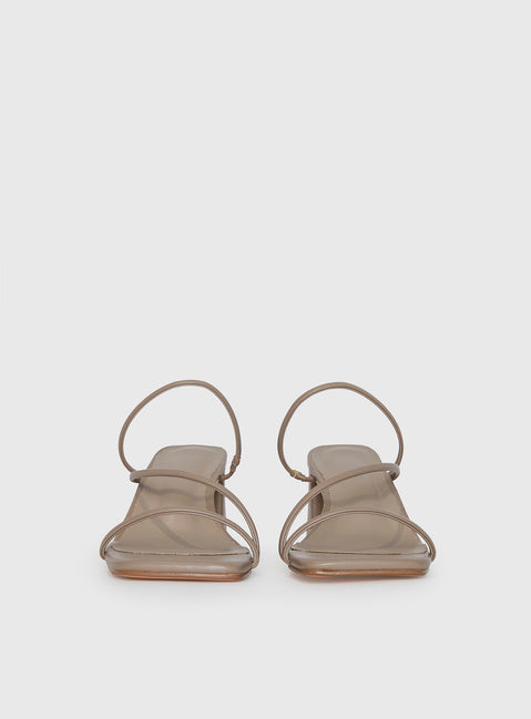 Billini Yazmin 2.0 Heels Dark Taupe