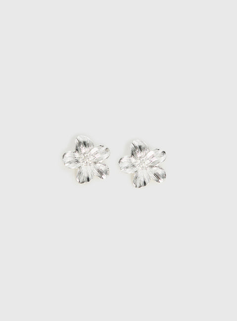 Posie Earrings Silver