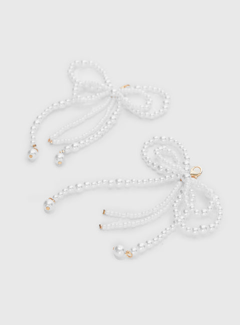 Aurorah Shoe Charms Pearl