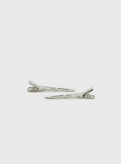 Premonitions Hair Clip Pack Silver