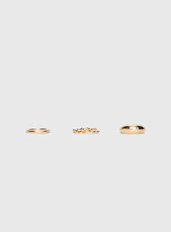 Edge Of Seventeen Ring Pack Gold