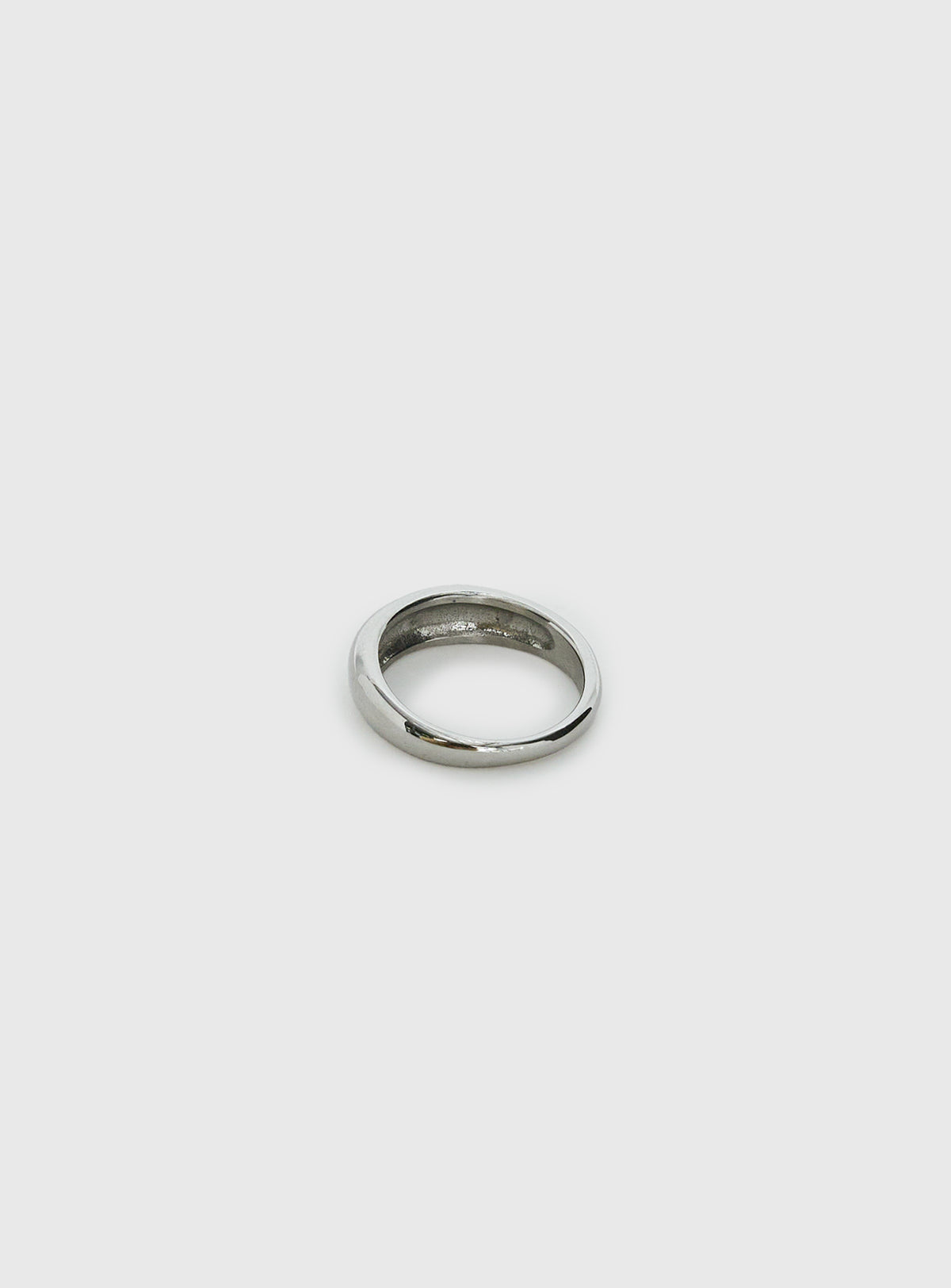 Karensa Stainless Steel Dome Ring Silver